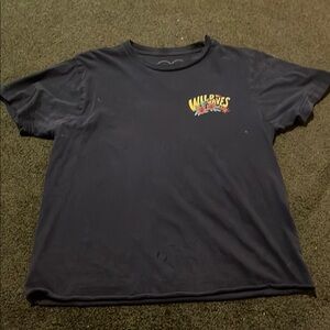 Wild Waves Black T-Shirt